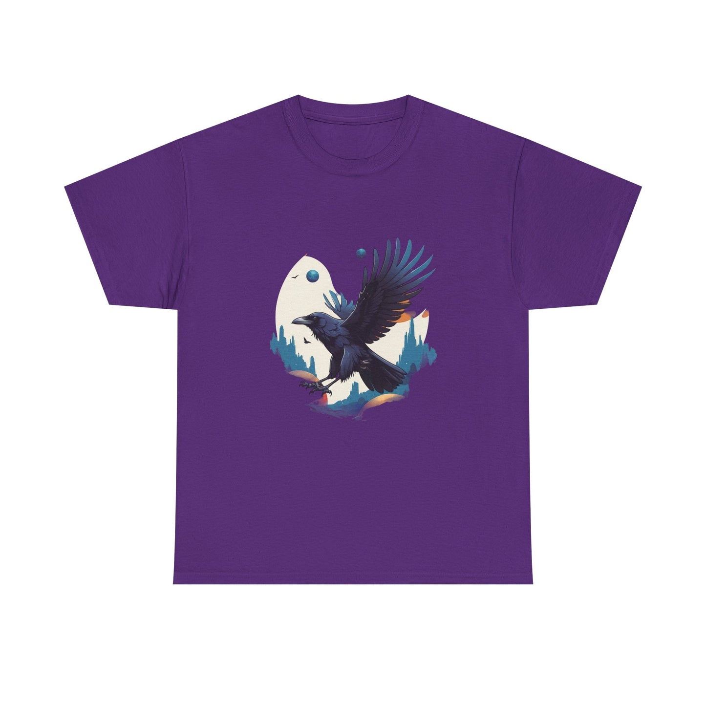 Raven Unisex Tee - Flying between Worlds Design