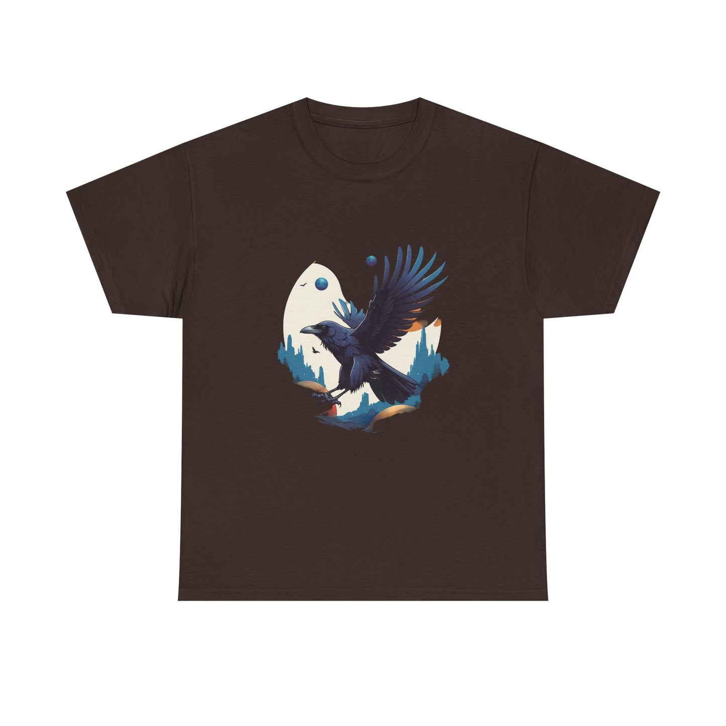 Raven Unisex Tee - Flying between Worlds Design