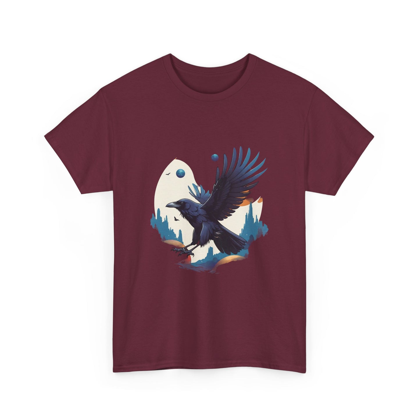 Raven Unisex Tee - Flying between Worlds Design
