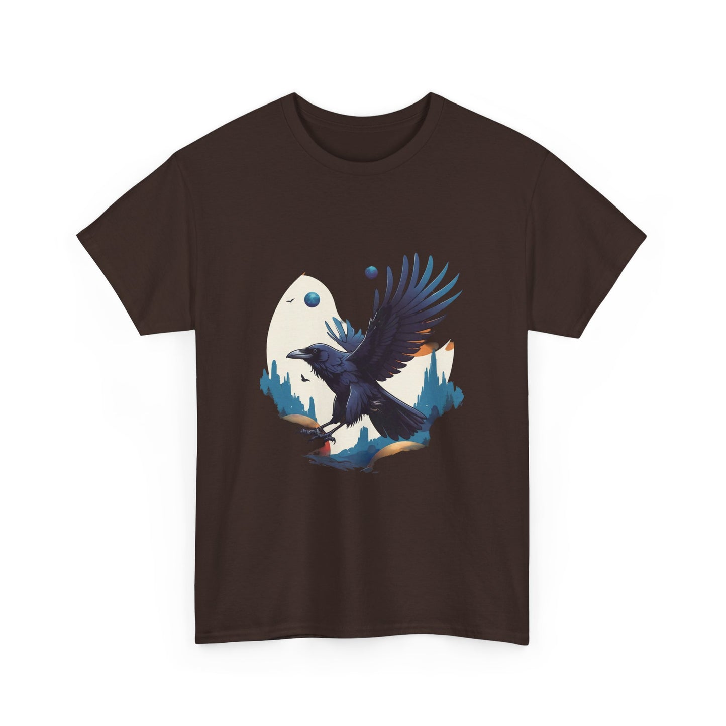 Raven Unisex Tee - Flying between Worlds Design