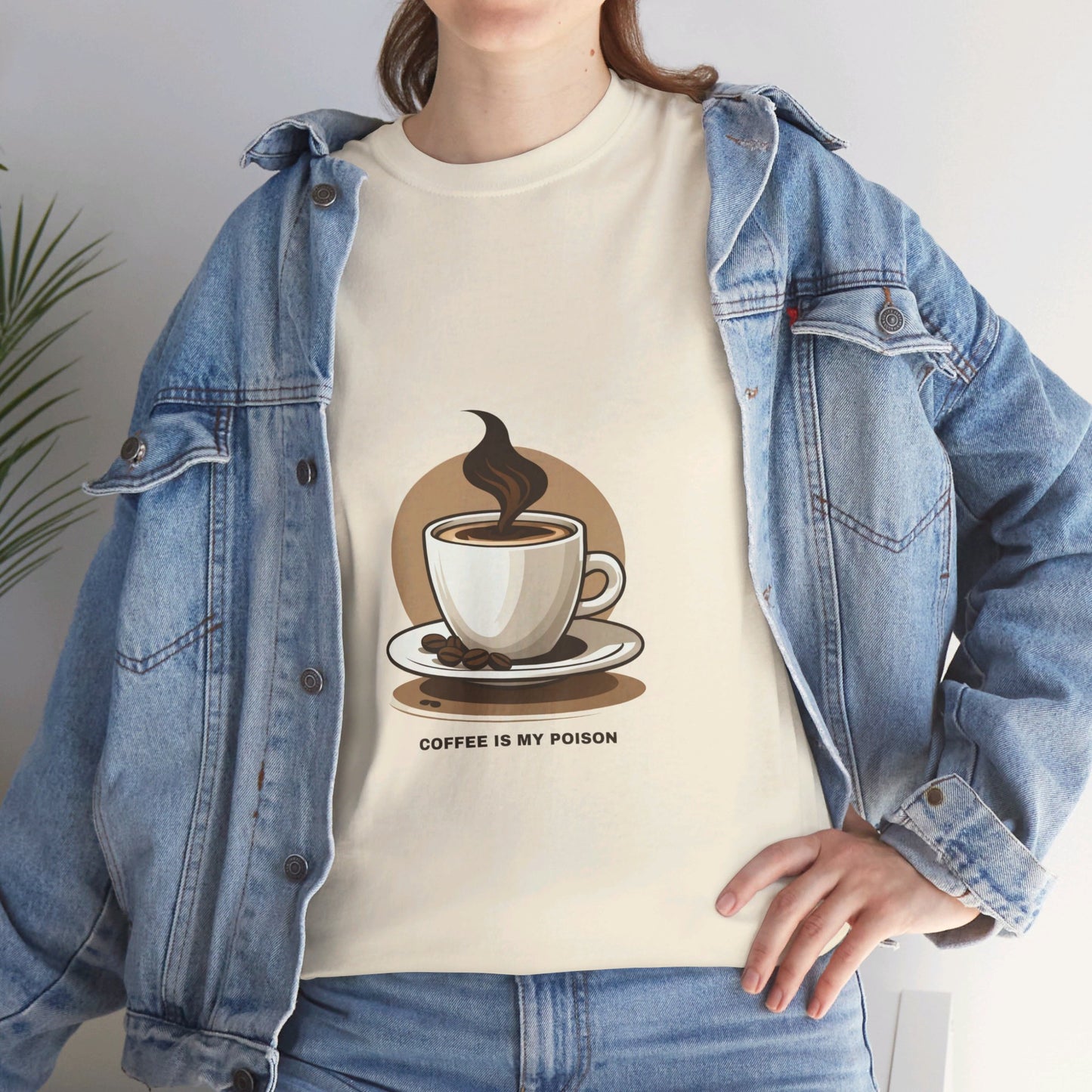 "Coffee is my Poison" Unisex T-shirt(EU)