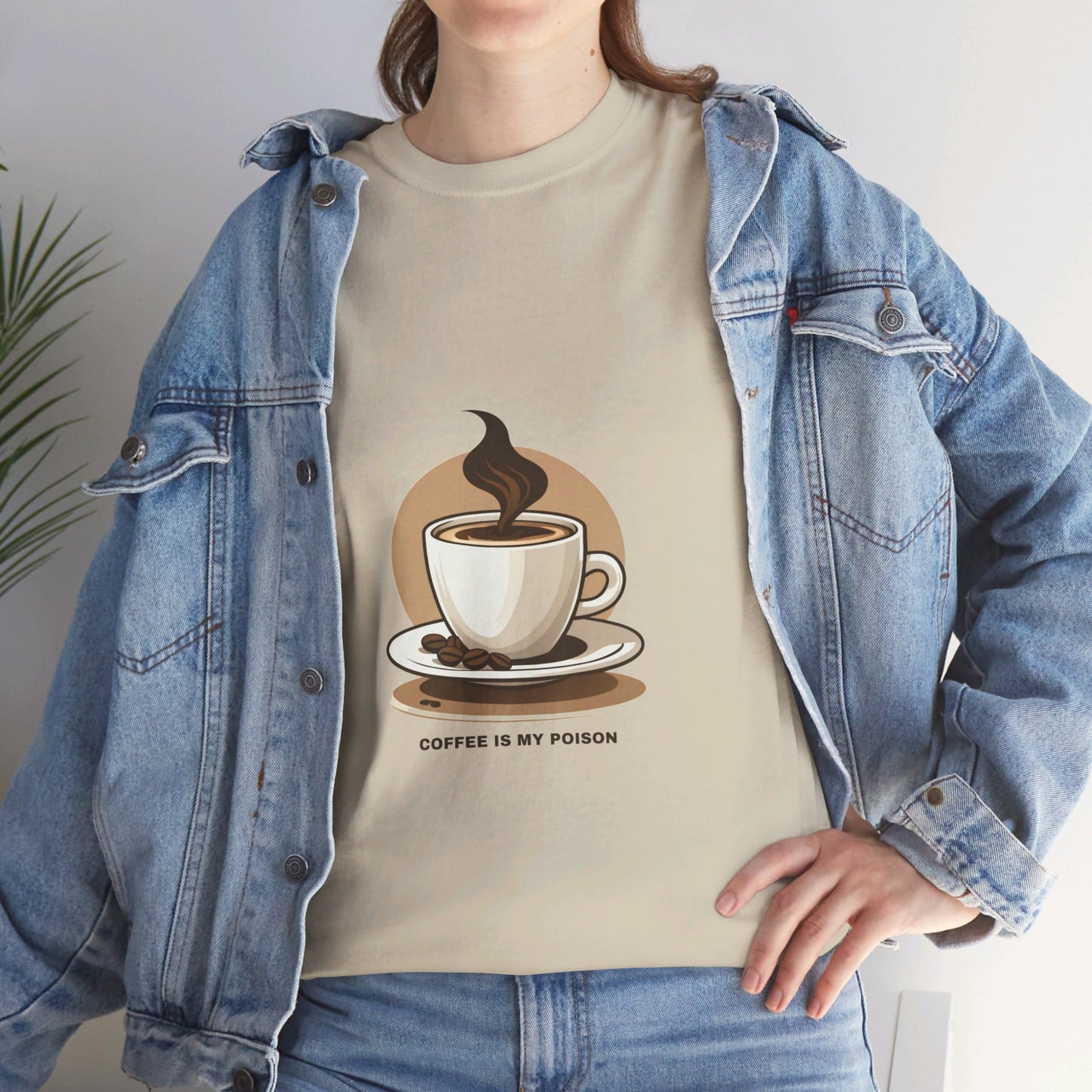 "Coffee is my Poison" Unisex T-shirt(EU)