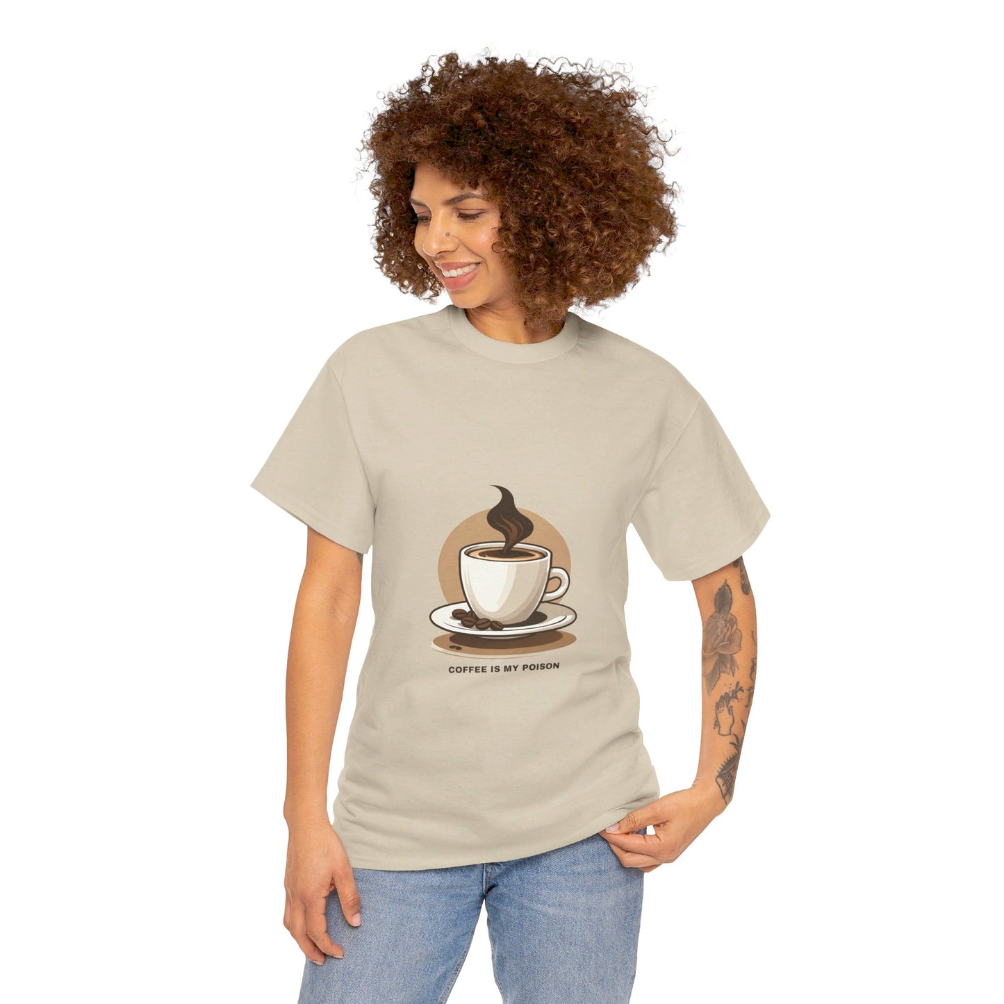 "Coffee is my Poison" Unisex T-shirt(EU)