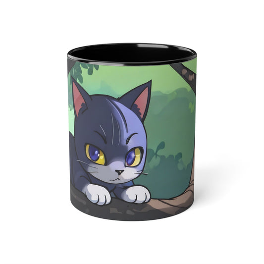 Forest Cat Mug, 11oz