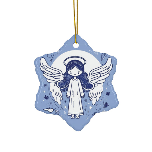 Angelic Ceramic Ornament