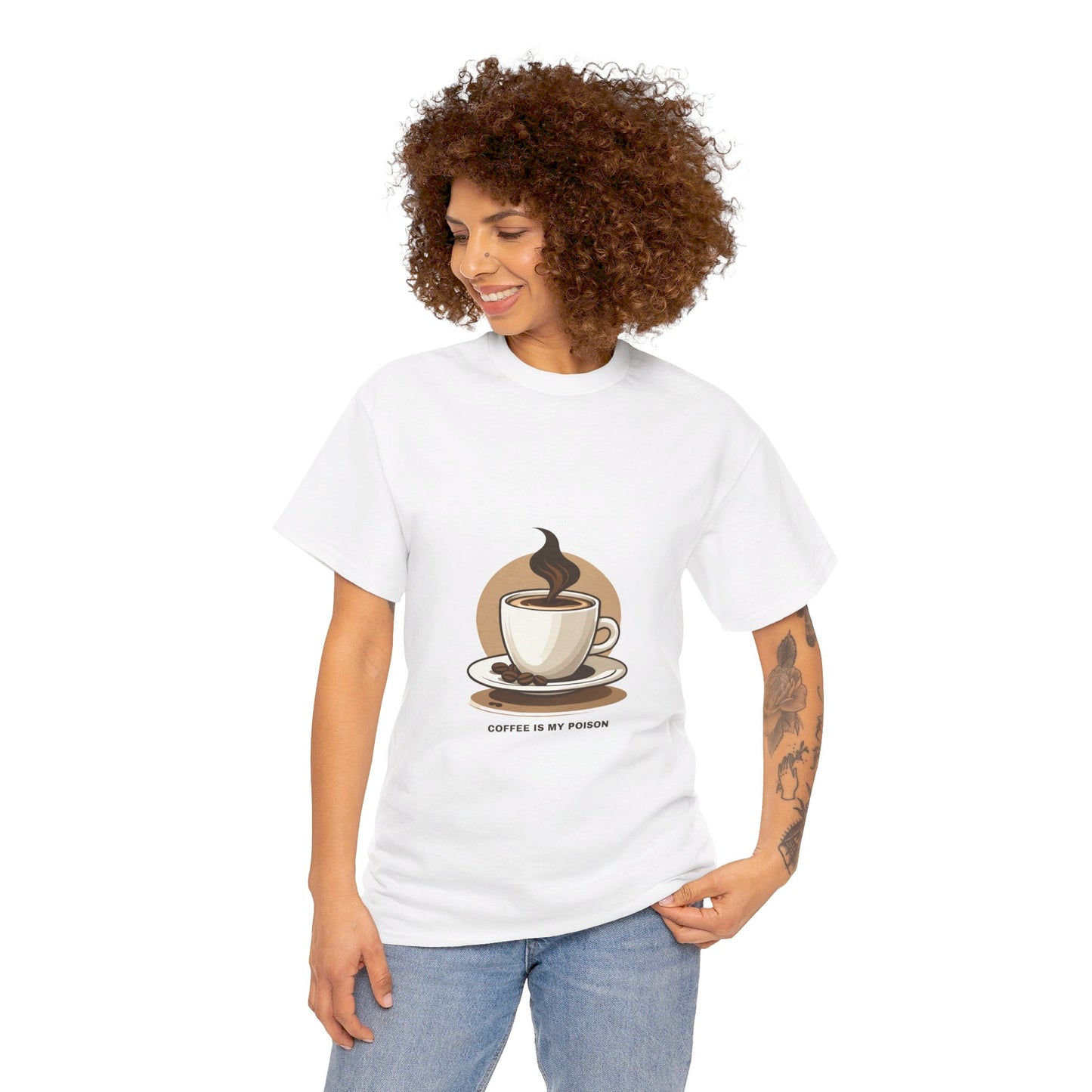 "Coffee is my Poison" Unisex T-shirt(EU)